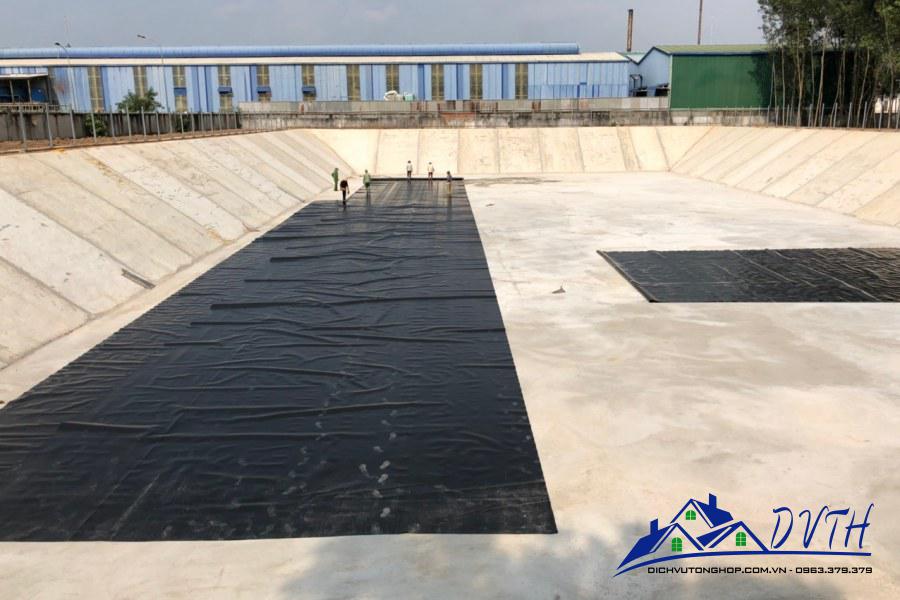 Bạt lót hồ tại Vĩnh Phúc